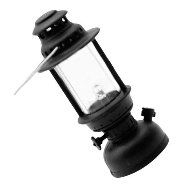Mini Lampada a Olio Nera in Stile Retrò Decorativa per Feste e Ambienti Rustici