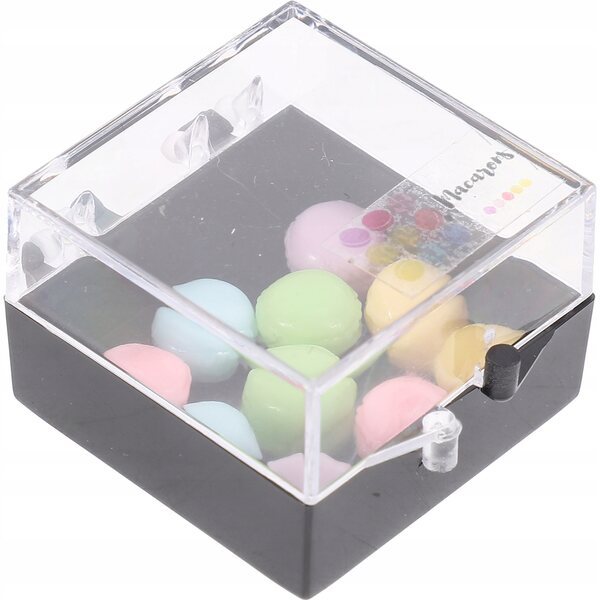 Mini-Macaron-Kunststoffmodelle, realistische Dekoration für Puppenhäuser