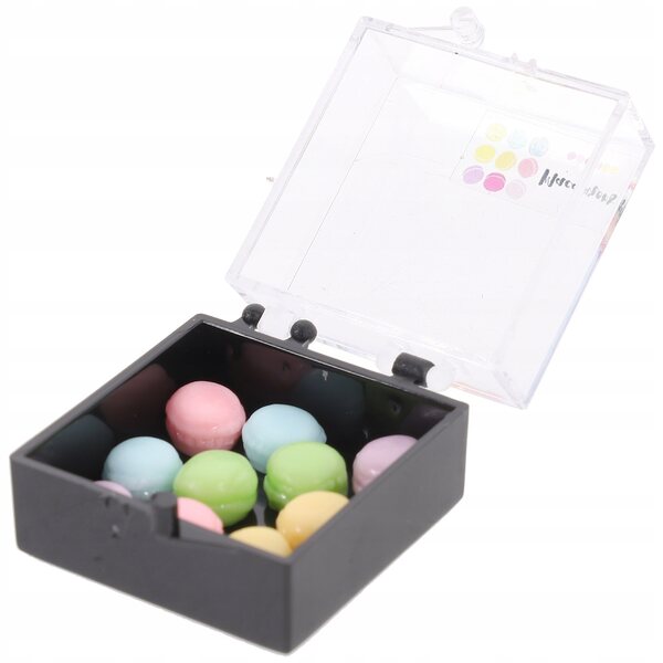 Mini-Macaron-Kunststoffmodelle, realistische Dekoration für Puppenhäuser