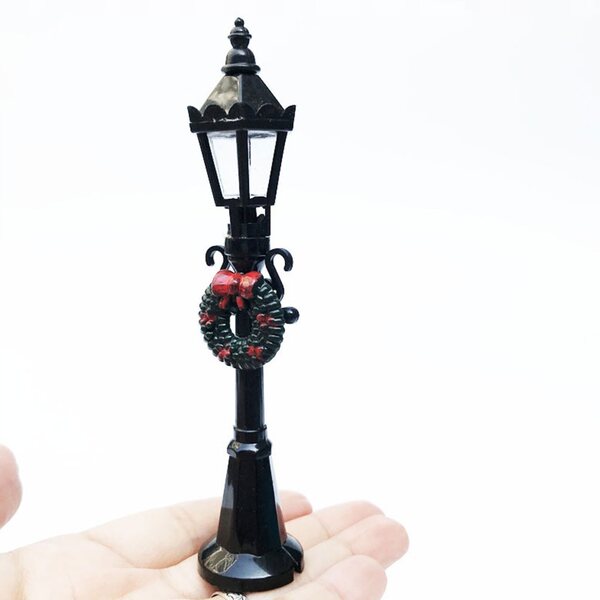 6 SZTUK MINIATUROWYCH LAMP ULICZNYCH - DEKORACJE DO DOMU I OGRODU