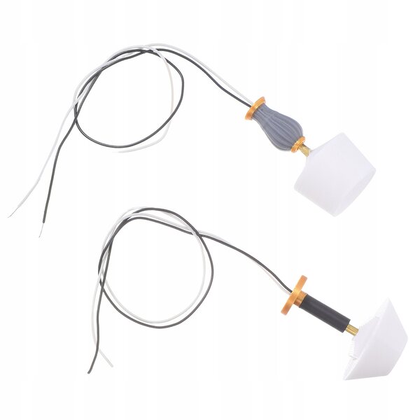 Lot de 2 mini lampes de table décoratives pour maisons de poupées en plastique