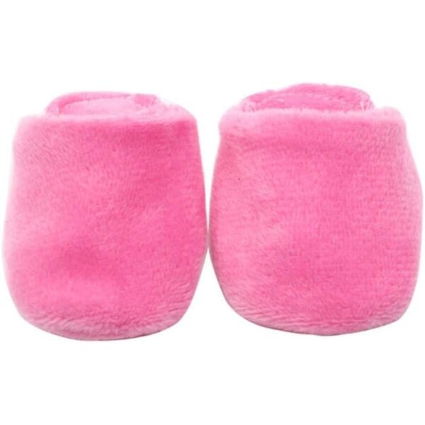 Pantofole Rosa in Peluche per Bambola 46 cm – Calde e Morbide Accessori Scarpe