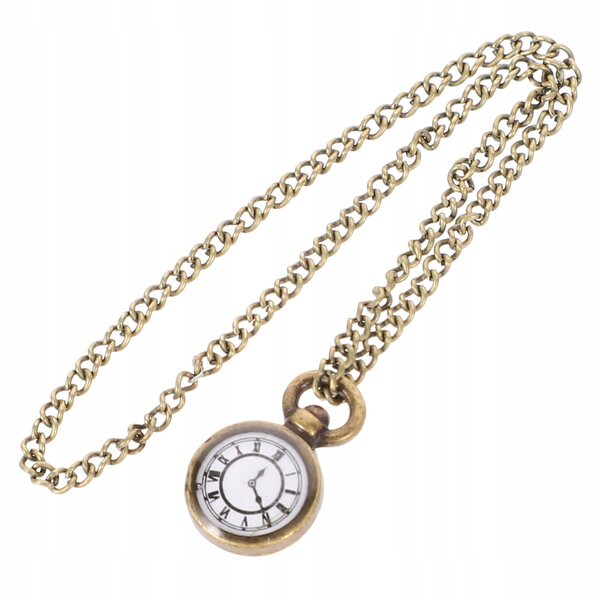 Mini Orologio da Tasca in Metallo per Bambole e Miniature, Vintage e Decorativo