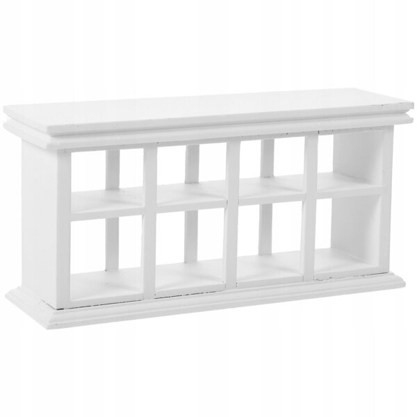 Mini mobiletto bianco in legno per dolci decorativo per casetta delle bambole