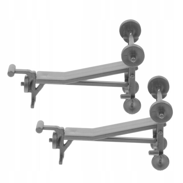 Set Miniature per Casa delle Bambole con Panca e Bilanciere Fitness in Plastica