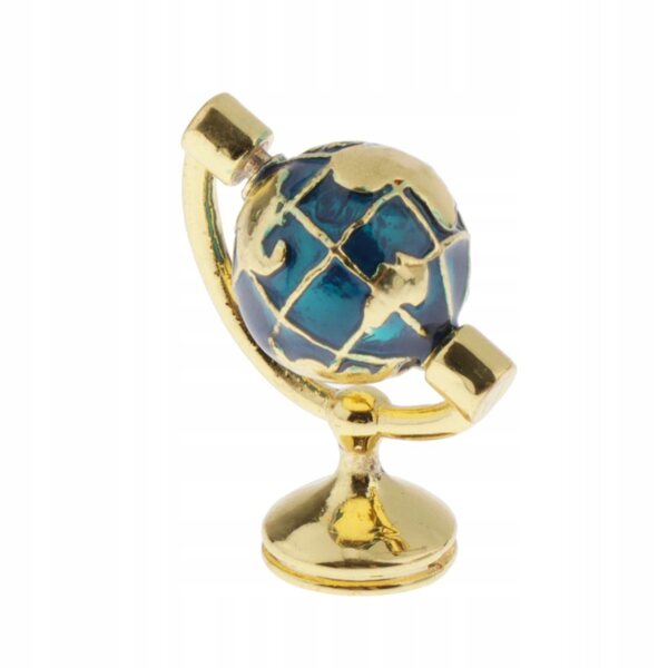 Globo miniatura 1:12 in metallo per casa delle bambole, arredamento stanza studio