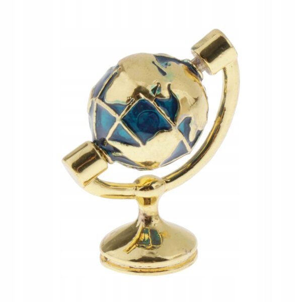 Globo miniatura 1:12 in metallo per casa delle bambole, arredamento stanza studio