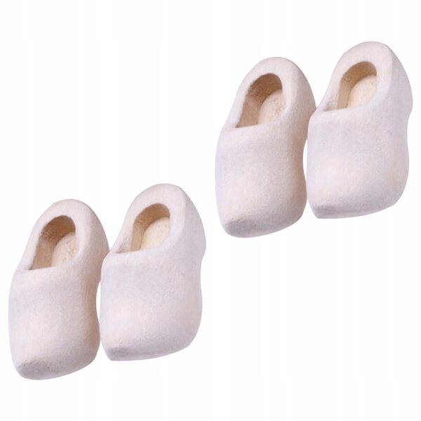Mini Scarpe in Legno per Bambole e DIY, Decorazioni Artigianali 3x1,5 cm