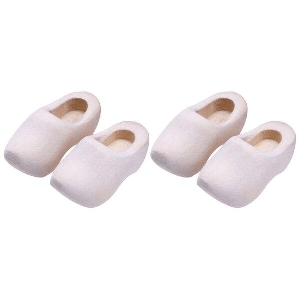 Mini Scarpe in Legno per Bambole e DIY, Decorazioni Artigianali 3x1,5 cm