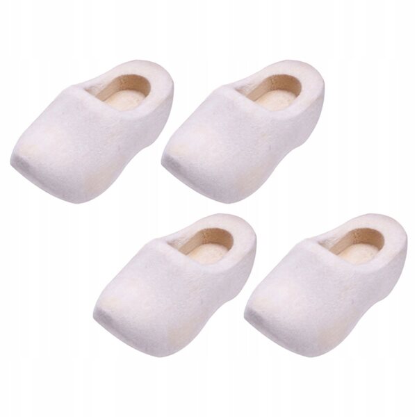 Mini Scarpe in Legno per Bambole e DIY, Decorazioni Artigianali 3x1,5 cm
