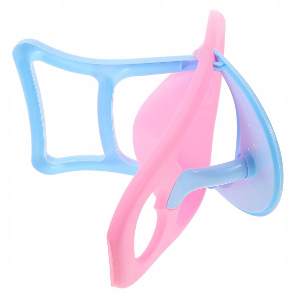 Sedia pappa per bambole rosa, leggera e facile da montare, un giocattolo per bambini