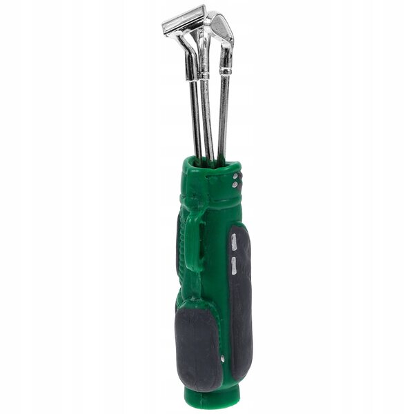 4-teiliges Golf-Miniatur-Set für Puppenhäuser im Maßstab 1:12, grün
