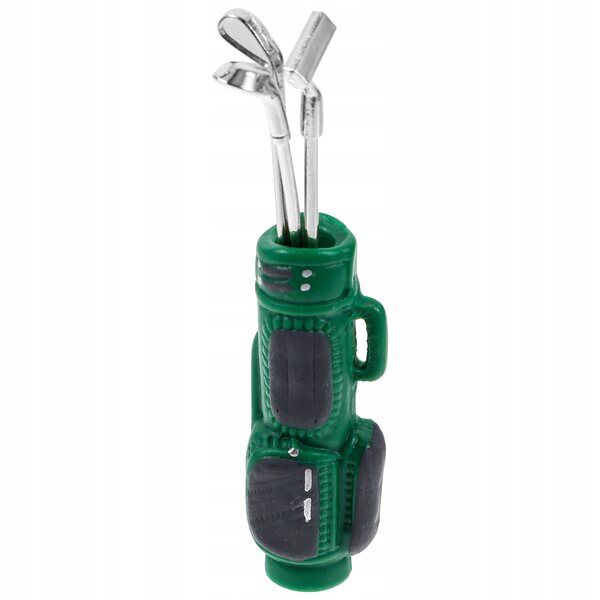 4-teiliges Golf-Miniatur-Set für Puppenhäuser im Maßstab 1:12, grün