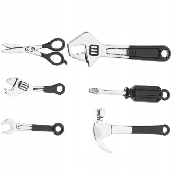 Куклена къща Mini Iron Комплект градински инструменти Черен
