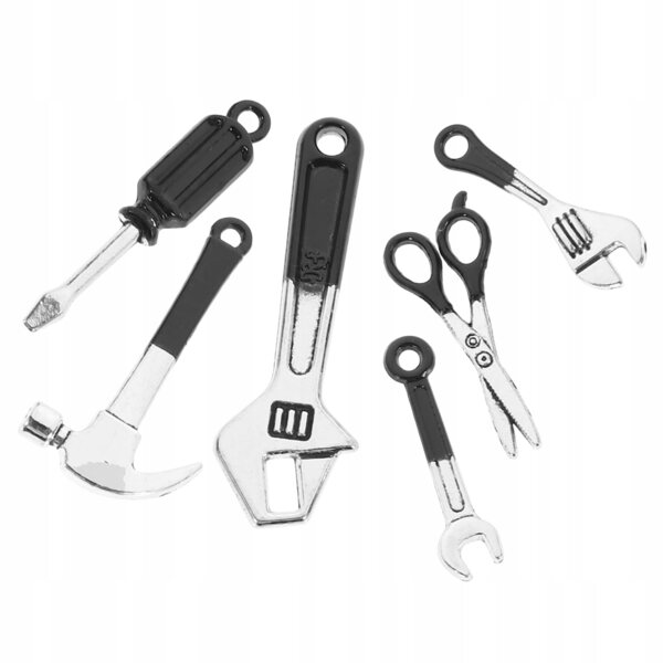 Куклена къща Mini Iron Комплект градински инструменти Черен