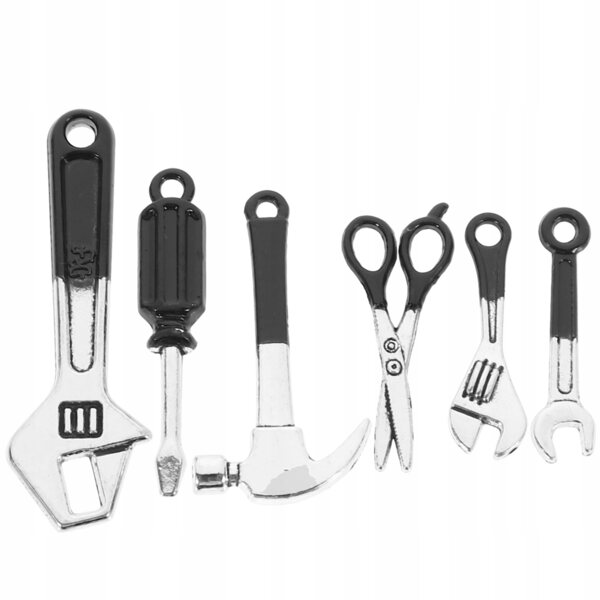 Куклена къща Mini Iron Комплект градински инструменти Черен