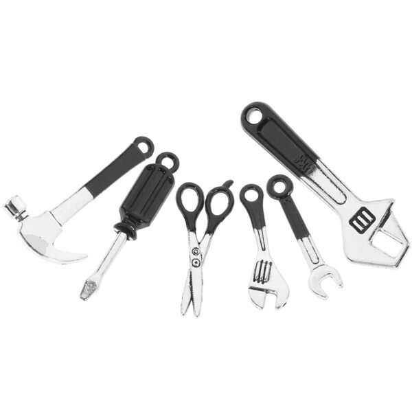 Куклена къща Mini Iron Комплект градински инструменти Черен