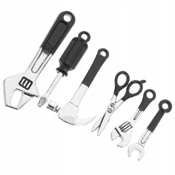Куклена къща Mini Iron Комплект градински инструменти Черен