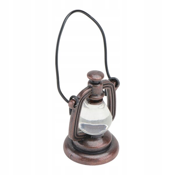 1PC JASNY BRĄZ MINI LAMPA NAFTOWA DEKORACJA DOMU