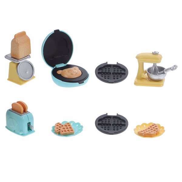 Miniaturosa Gofrownica voor poppenhuis, schaal keukenaccessoire