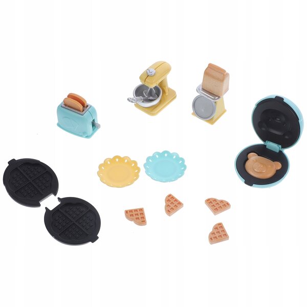 Miniaturosa Gofrownica voor poppenhuis, schaal keukenaccessoire