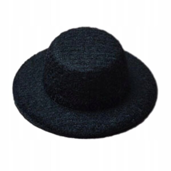 Miniatura cappello per casa delle bambole 1:12 modello in EVA nero