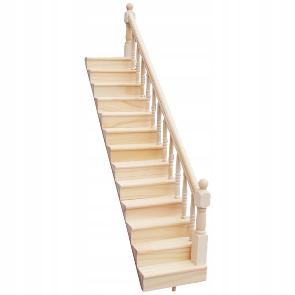 Mini Scala in Legno per Bambini - Giocattolo Educativo e Decorativo