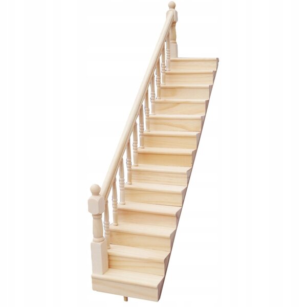 Mini Scala in Legno per Bambini - Giocattolo Educativo e Decorativo