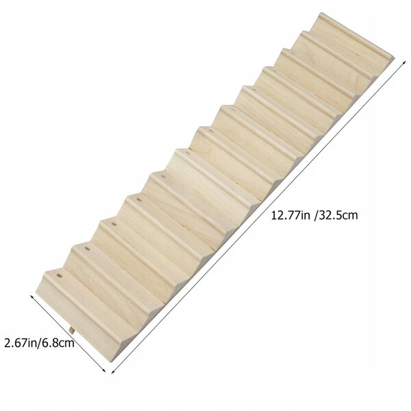Mini Scala in Legno per Bambini - Giocattolo Educativo e Decorativo