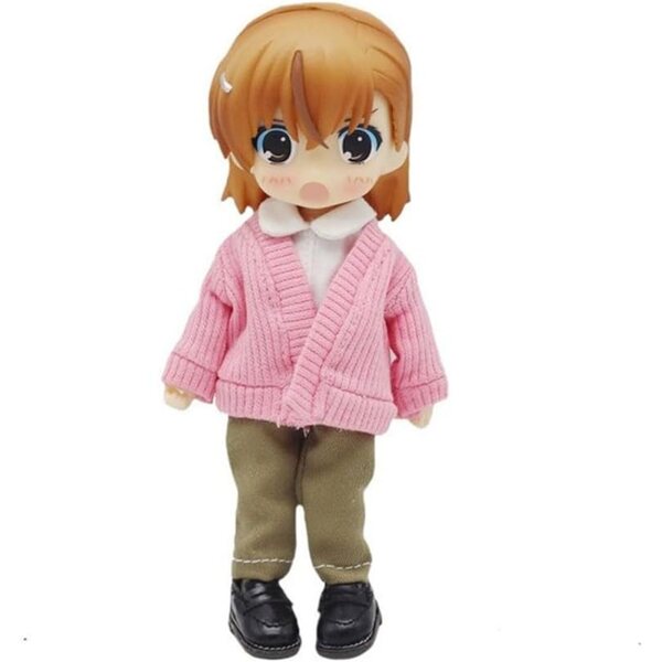 Cardigan rosa lavorato a maglia per bambole OB11 BJD 1/12 – Abbigliamento casual