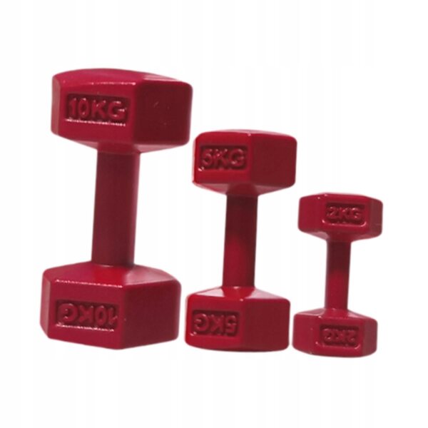 Set 3 Miniature Hantle Rosse per Casa delle Bambole e Micro Paesaggi