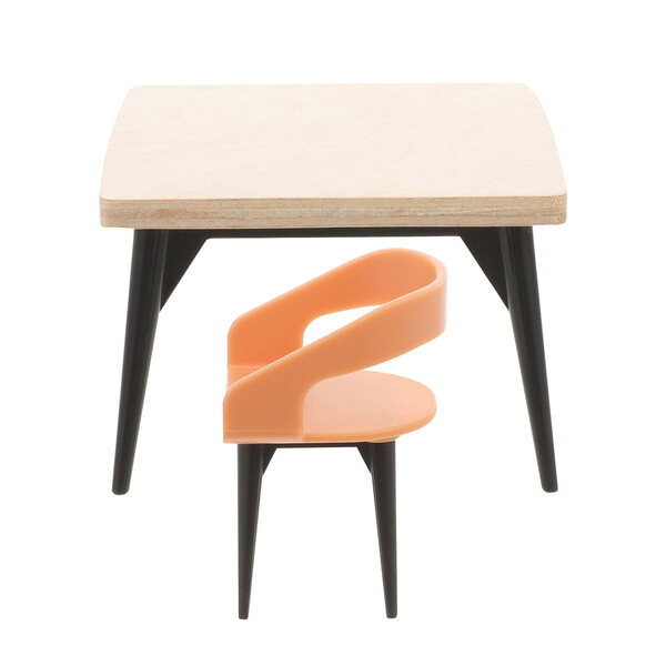 Set di Mobili in Legno Realistici per Sala da Pranzo delle Bambole Scala 1:12