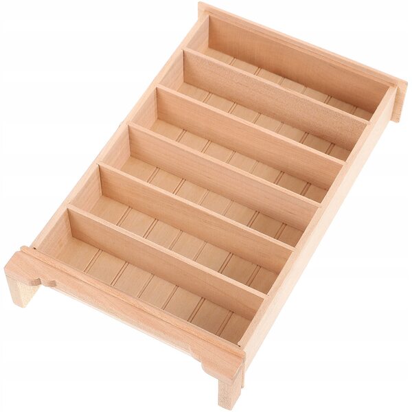 Miniatuur houten plank voor decoratieve en resistente poppen 16x10 cm