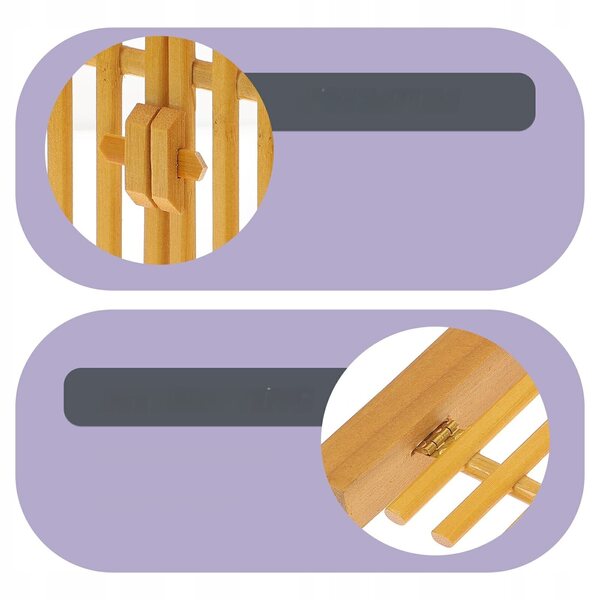 Mini porte in legno giallo per casetta giocattolo, decorate e resistenti