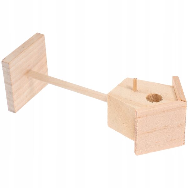 Mini Casa per Uccelli in Legno Naturale per Decorazioni e Micro Paesaggi