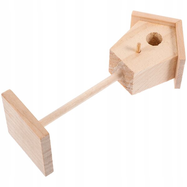 Mini Casa per Uccelli in Legno Naturale per Decorazioni e Micro Paesaggi