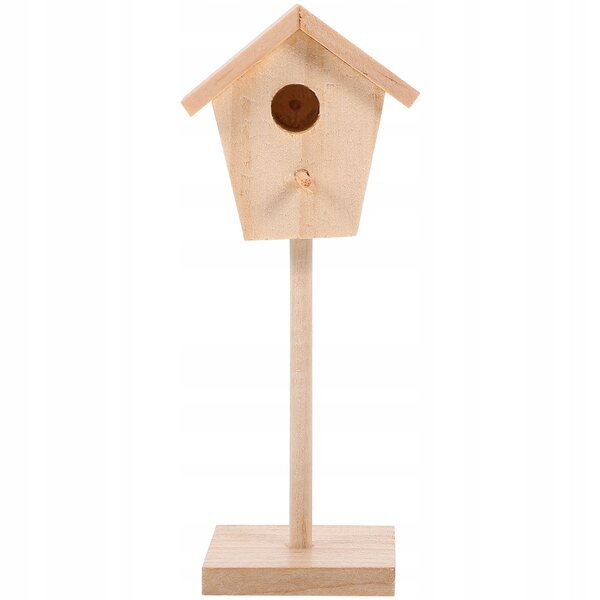 Mini Casa per Uccelli in Legno Naturale per Decorazioni e Micro Paesaggi
