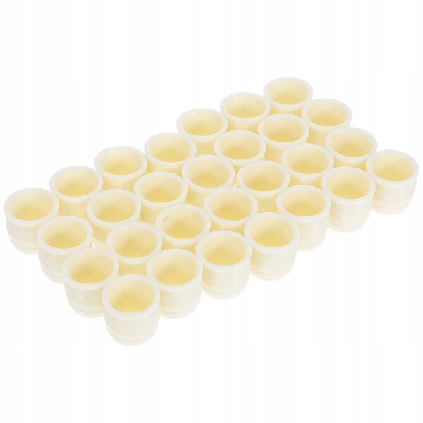 Lot de 30 Mini Doniczek Beige en Plastique pour Décorations Miniatures et Jardinage