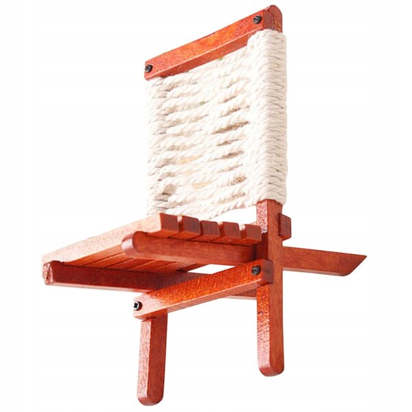 Mini Poltrona in Legno per Casa delle Bambole, Decorazione Piccola e Colorata