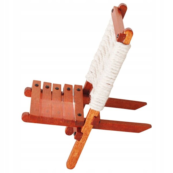 Mini Poltrona in Legno per Casa delle Bambole, Decorazione Piccola e Colorata
