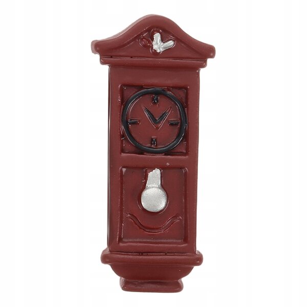 Mini Orologio da Parete Vintage in Resina per Case delle Bambole e Fotografia