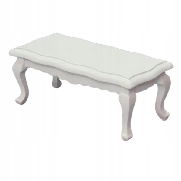 1/12 Domek dla lalek Stolik herbaciany Miniaturowy stolik kawowy Model Zabawki Styl biurowy 1