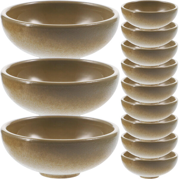 Set 12 Mini Miske di Plastica per Casa delle Bambole, Dimensioni Compatte