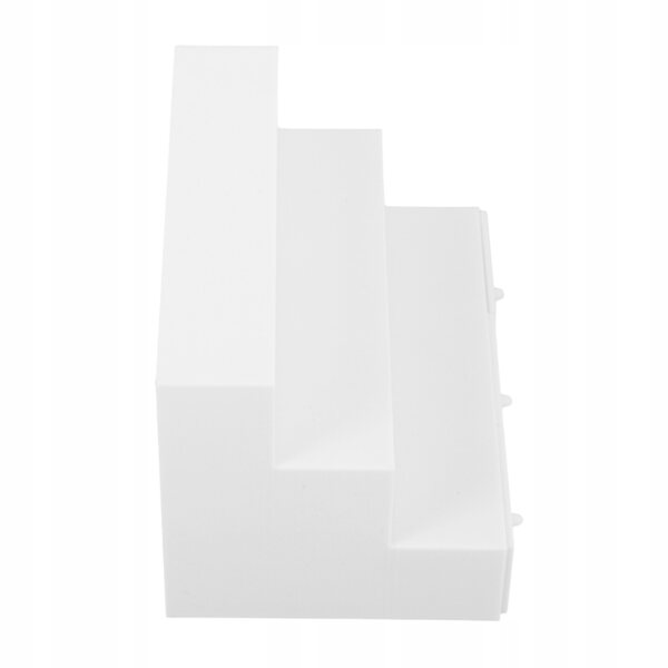 Miniatura armadio bianco con scale per casa delle bambole in PLA, realistico e decorativo