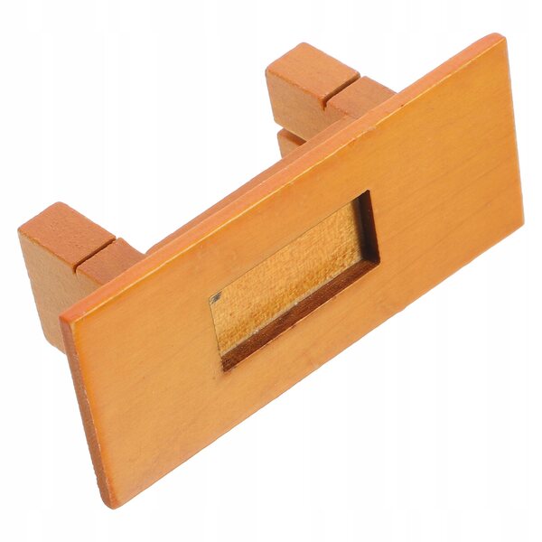 Mini Tavolino in Legno Arancione per Casa delle Bambole, Decorazione Realistica