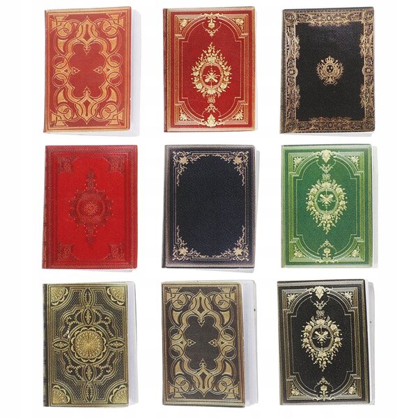 Set 27 Mini Libri Colorati per Casa delle Bambole - Gioco Creativo in Carta