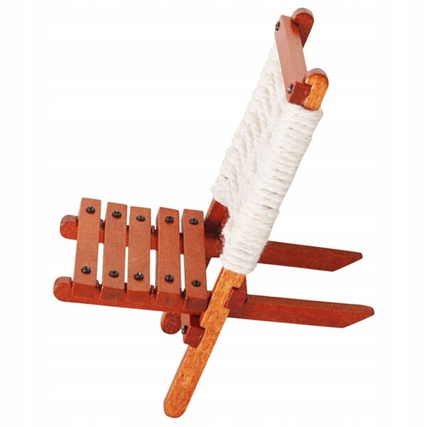 Mini Sedia in Legno per Casa delle Bambole, Accessorio Decorativo Realistico