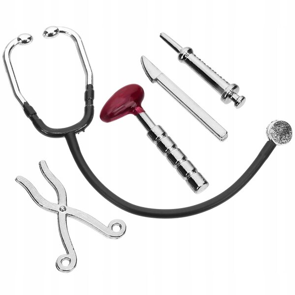 Mini Doctor Tools Set Spielzeug für Kinder, Edelstahlzubehör