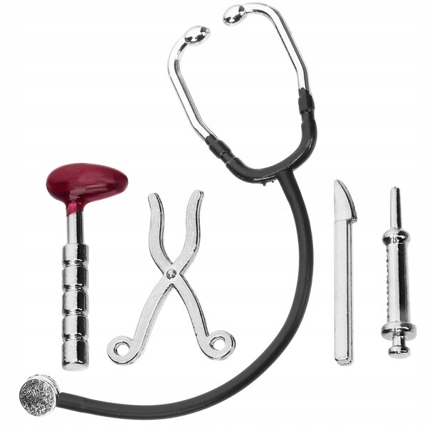 Mini Doctor Tools Set Spielzeug für Kinder, Edelstahlzubehör