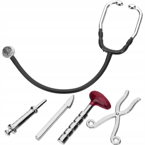Mini Doctor Tools Set Spielzeug für Kinder, Edelstahlzubehör